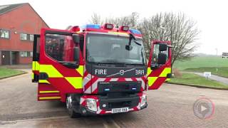 Staffordshire Fire and Rescues all new Rosenbauer fire engine [upl. by Geehan511]