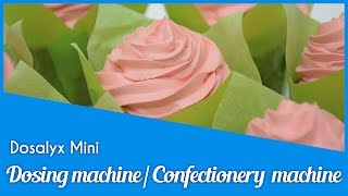 AUTOMATIC DOSING MACHINE FOR CONFECTIONERY Dosalyx Mini BRALYX [upl. by Martella382]