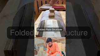 Flat Roof  Arch  Folded Plate Structure Video  Video Short  shorts structure viralshorts [upl. by Enailuj594]