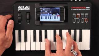 Akai Synthstation 25 iPhoneiPod Keyboard Review  UniqueSquaredcom [upl. by Padriac]