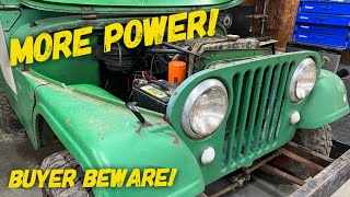 Vintage Jeep Alternator Conversion [upl. by Jaf883]