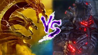 KING GHIDORAH VS MECHAGODZILLA  ALTERNATIVE ENDING  Epic Supercut Battle [upl. by Uehttam489]