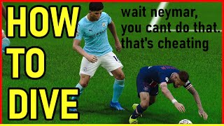 PES2021 How To Dive  Tips For New Players [upl. by Acirej752]