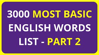 The Oxford 3000 Words  English Words List  Learn English Words [upl. by Themis]