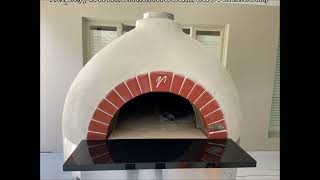 Valoriani Igloo 100 commercial wood fired pizza oven installation [upl. by Anilejna]