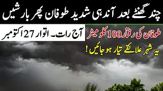 Heavy Thunderstorms Gusty Winds 🌀 Rains Coming  All Cities Name  Pakistan Weather forecast [upl. by Riamu]