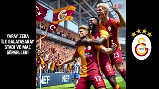 Galatasaray Maç Görselleri  Yapay Zeka İle Tasarlandı [upl. by Ardnekahs]