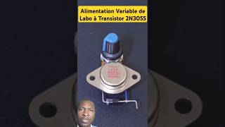 Alimentation Variable à Transistor 2N3055 Adjustable Voltage Regulator Using 2N3055 048V 15A diy [upl. by Felicdad]