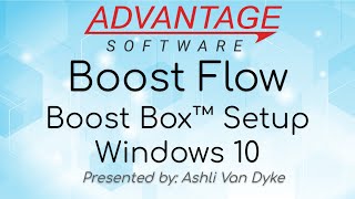 Boost Flow  Boost Box™ Setup Windows 10 [upl. by Eladal]