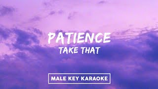 Take That  Patience Karaoke  ClaverioKey [upl. by Aiuqal]