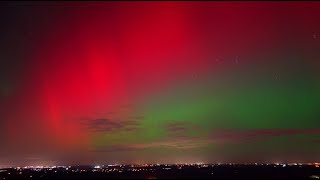 Aurora Borealis over Cottenham England 10th October 2024 [upl. by Almond]