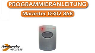 Wie programmiert man eine Fernbedienung Marantec D321 433 [upl. by Hesper796]