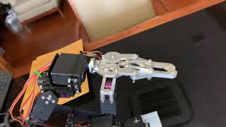 robotic arm 6dof programmable with joystick arduino nano [upl. by Lurie]