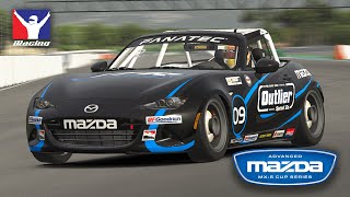 iRacing Advanced Mazda MX5 Cup Series  Hockenheimring  30M OSC Onboard POV [upl. by Karp696]