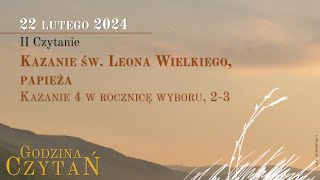 GodzinaCzytań  II Czytanie  22 lutego 2024 [upl. by Capello148]