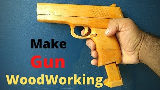 5 Wooden Gun WoodWorking Art Projects That Will Blow Your Mind [upl. by Olinde]