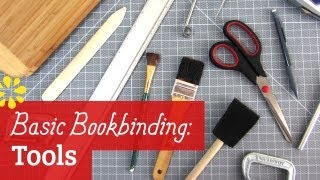 Basic Bookbinding Tools for Beginners  Sea Lemon [upl. by Fulton]