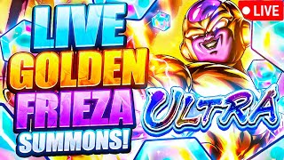 ULTRA Golden Frieza SUMMONS LIVE Dragon Ball Legends Banner Summons [upl. by Lewison]