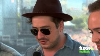 Mumford amp Sons Respond to Alice Coopers Rock Rant  Lollapalooza 2013 [upl. by Coniah853]