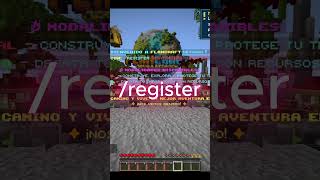 Tutorial de como registrarse en FlanCraft 😎 minecraft bedrock foryou minecraftjava shorts mc [upl. by Amitak]