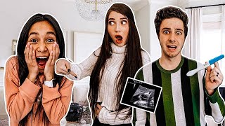 IM PREGNANT PRANK on my FAMILY to see how they REACT [upl. by Meaghan909]