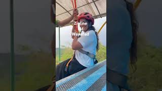 Zipline at wayanad youtubeshorts trendingshorts adventure wayanad [upl. by Rosalie763]