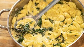 20 Minute Spinach amp Feta Tortellini [upl. by Stefanac]