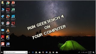 How to do a benchmark test on your computer using Geekbench 4 [upl. by Neely]