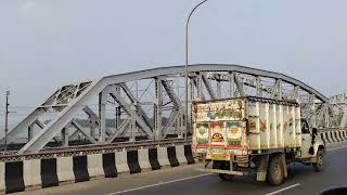 Hooghly Kolkata Bali bridge  wow view [upl. by Demahom]