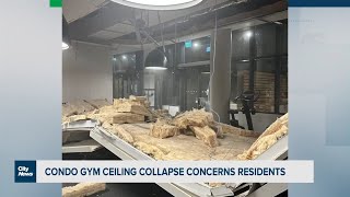 New condo ceiling collapse has owners concerned [upl. by Ayerhs]