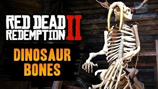 Red Dead Redemption 2  All Dinosaur Bones Locations Guide [upl. by Eicrad]