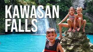 KAWASAN FALLS CEBU  Travelers Paradise \ Family Travel Vlog [upl. by Herald199]