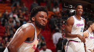 Whiteside Crossover Spin Move Winslow Dunks on Chriss 201718 Season [upl. by Paulina]