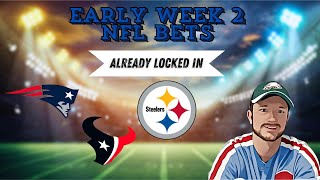 3 Early NFL Bets to Lock in NOW  NFL Week 2 Betting Picks [upl. by Llecram]