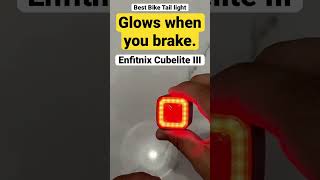 Safer and more visible when biking with Enfitnix Cubelite III [upl. by Imhskal]