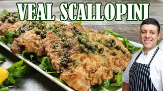 Veal Scallopini  Fast and Easy Dinner Recipe by Lounging with Lenny [upl. by Atiekram]