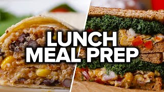 6 Vegan Lunch Meal Preps [upl. by Anikram]