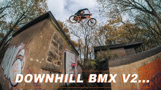 DOWNHILL BMX V2 EXTREME CONDITIONS [upl. by Thorin]