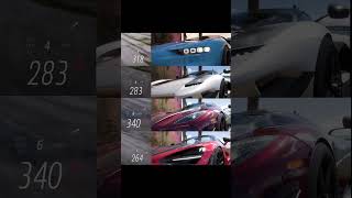 Bugatti vs Ferrari vs Koenigsegg vs Mclaren 😱 shortsfeeds fh5 [upl. by Alyled]