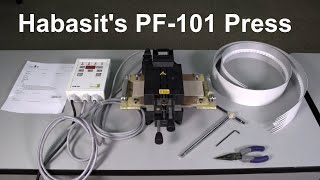 Belt Joining with the Pf101 Press  Habasit Fabrication Tools [upl. by Suhploda]