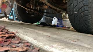 SD33T Garrett GT2052V ZD30 Turbo  Exhaust Dump Pipe Exit Sound [upl. by Aivitnahs]