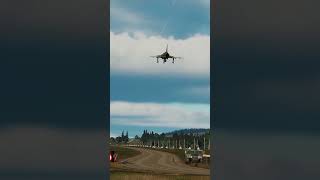 Saab Viggen Road Base Landing [upl. by Ylelhsa]