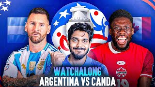 Argentina vs Canada Copa America 2024 LIVE WATCHALONG [upl. by Cattier]