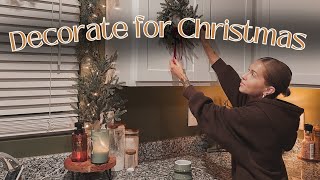 Christmas Decorate With Me 2024  kitchen living room office tree [upl. by Germaine]