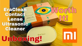 Unboxing EraClean Contact Lense Ultrasonic Cleaner from Xiaomi  Philippines [upl. by Poirer]