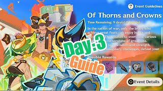 Of Thorns and Crownsquot Day 3 Guide Genshin Impact [upl. by Atile]