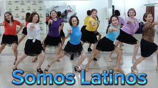 Somos Latinos  Line Dance [upl. by Akihc]