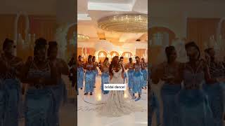 Bridal Entrance Dance she nailed it egwu wedding asoebi ghanaianwedding weddingdance dance [upl. by Shulins]