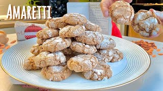 AMARETTI MORBIDI CALABRESI facilissimi alle Mandorle 🍪 di Tutti a tavola [upl. by Fasto]