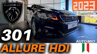 🦁 PEUGEOT 301 ALLURE HDi 2023  transmisión Manual  FICHA TÉCNICA [upl. by Aehtla]